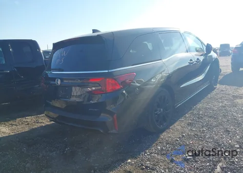 2025 Honda Odyssey Sport-L z USA, uszkodzony, nr VIN 5FNRL6H71SB056603